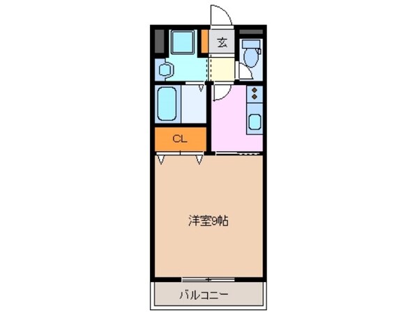 平田町駅 徒歩17分 2階の物件間取画像